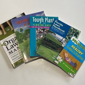 5 book bundle. Florida lawn, garden, vegetable.